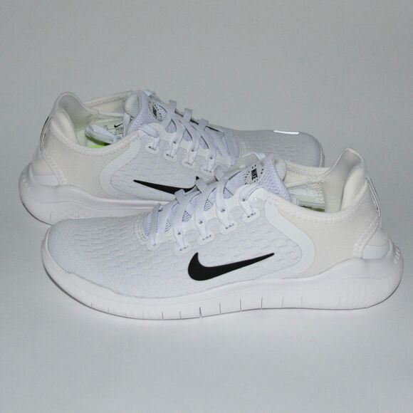 Nike Shoes - Nike Free Womens RN 2018 White Black Running Shoes Size 6.5 942837 100 No Box
